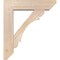 Ekena Millwork Olympic Slat Smooth Bracket w/ Offset Brace, Douglas Fir, 7 1/2"W x 30"D x 34"H BKT0806X30X34OLY06SDF - alternate 3